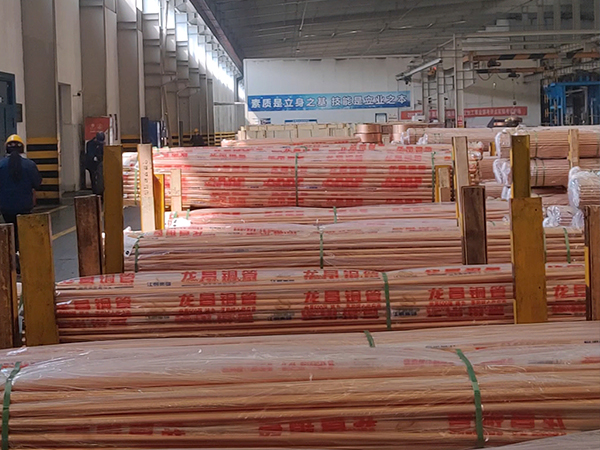 铜直管仓库展示